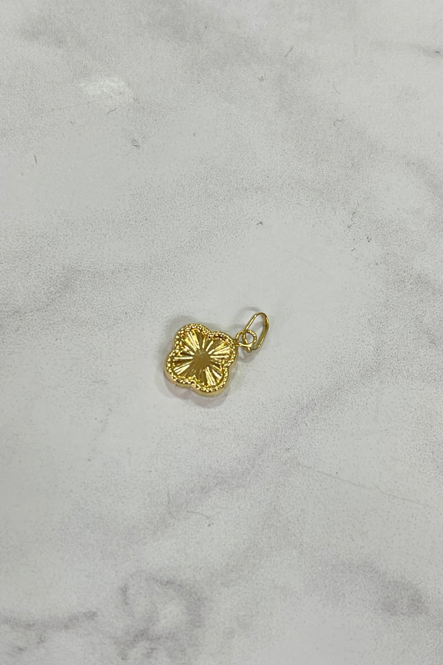 Dije Trebol Diamantado Pequeño / 5,5Cm / 0.40Gr