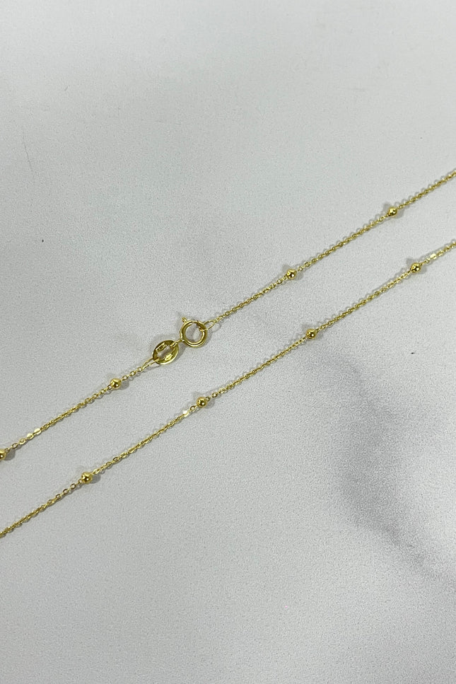 Cadena Aro Bola / 45Cm / 1.21Gr / 1.8Mm /