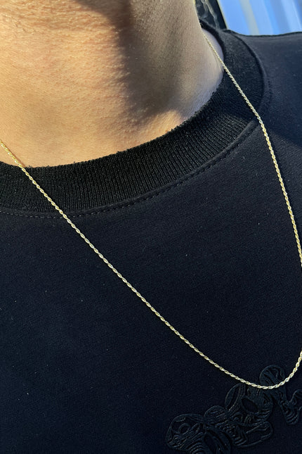 Cadena Lazo Oro Amarillo Italy / 1.1Gr / 60Cm / 1Mm