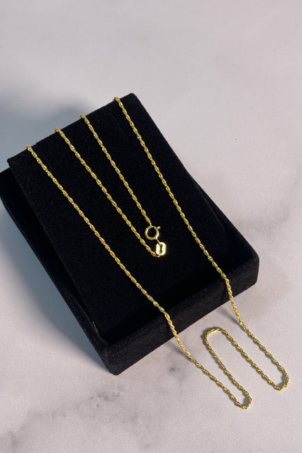 Cadena Lazo Oro Amarillo Italy / 1.1Gr / 60Cm / 1Mm