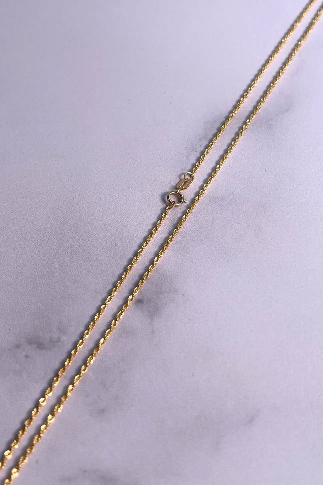 Cadena Mini Lazo /50Cm / 0.93Gr / 1.1Mm /