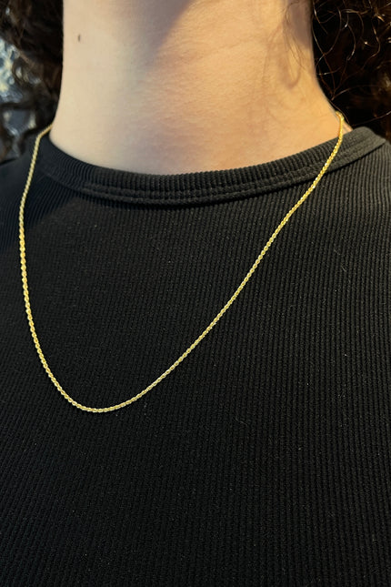 Cadena Mini Lazo /50Cm / 0.93Gr / 1.1Mm /