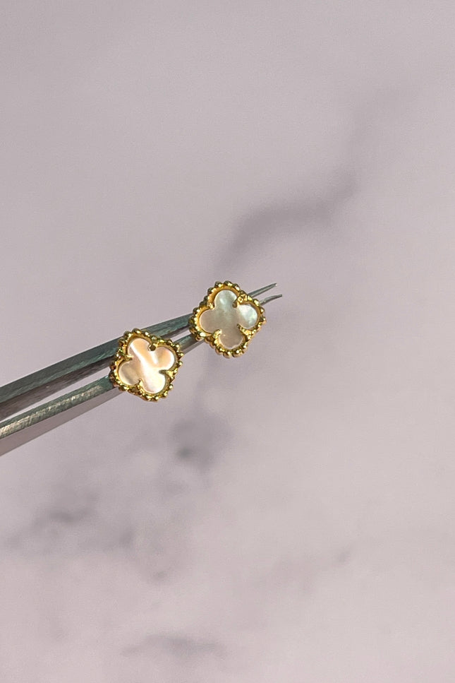 Topos Trebol Blanco Oro Amarillo / 1,82Gr / 8,19Cm / 2,85Mm /